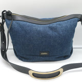 Isabel Marant Leyden Denim Hobo Bag Dark Blue