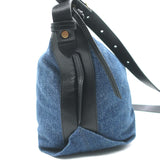 Isabel Marant Leyden Denim Hobo Bag Dark Blue
