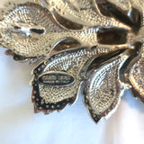 Roberto Cavalli Enamel Buckle Woven Wide Belt Dark Brown Leather One Size