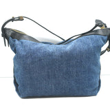 Isabel Marant Leyden Denim Hobo Bag Dark Blue