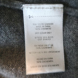 Equipment Melanie cashmere crewneck sweater, gray, size M, pre-owned and gently worn luxury piece