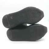 Rick Owens DRKSHDW Abstract Beatle Boots Black Faux Leather Size 37.5 D