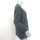 Jenni Kayne boucle cocoon cardigan, dark gray alpaca-blend, size XS — pre-owned, gently worn luxury piece