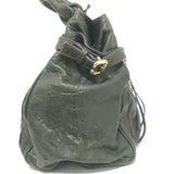 Chloe Large Paddington Capsule Tote Dark Green Leather Shoulder Bag