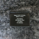 Jenni Kayne boucle cocoon cardigan in dark gray alpaca-blend (baby alpaca & merino), size XS — authentic pre-owned luxury