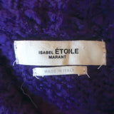 Isabel Marant Etoile Sesley Open-Knit Sweater Purple Alpaca-Blend Size 36
