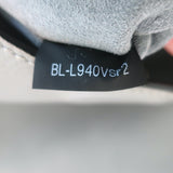 Valentino Rockstud Flip Lock Messenger Bag Gray Grained Leather