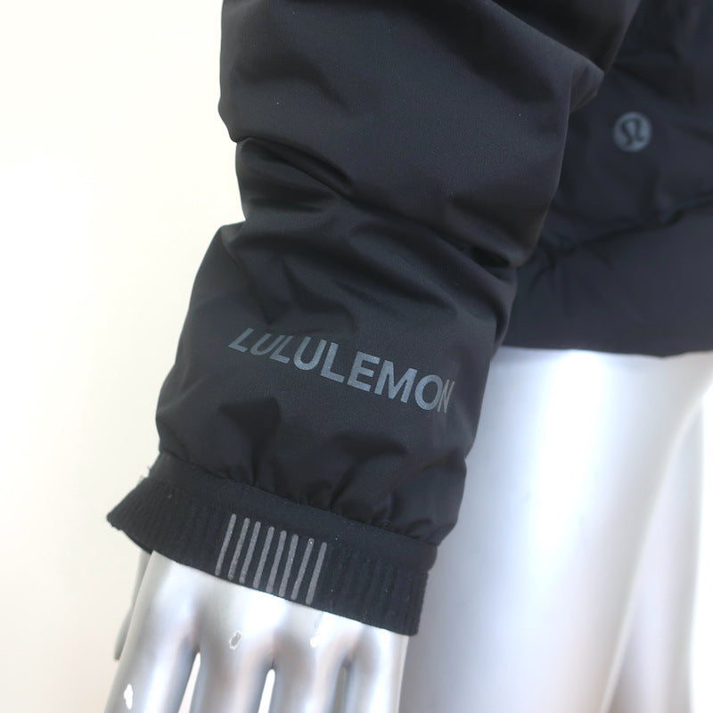 Lululemon Down for It All Hooded Puffer Jacket Black Size 6