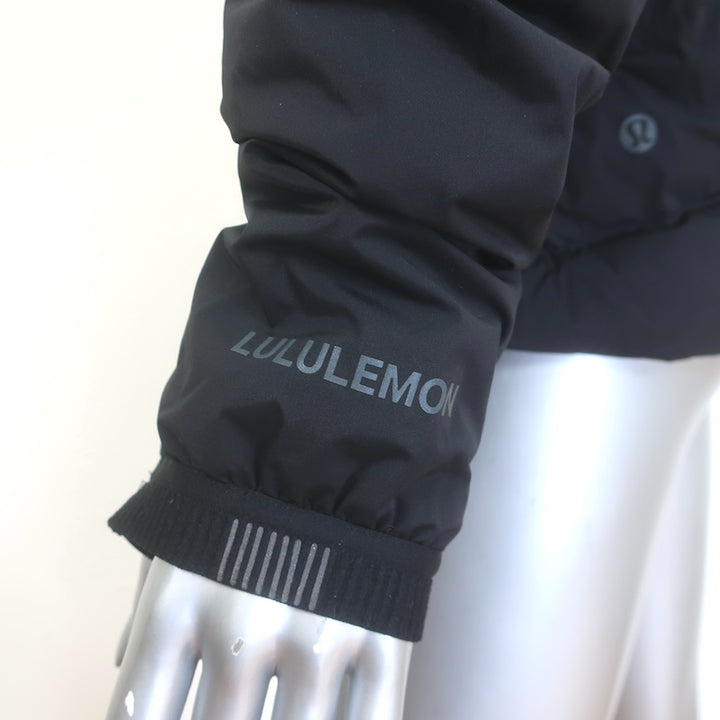 Lululemon Down for It All Hooded Puffer Jacket Black Size 6