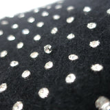 Retrofete Astra Crystal-Embellished Brushed Knit Sweater Black Size Medium