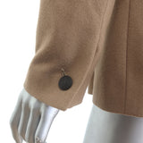 Rag & Bone Duke double-breasted blazer in camel wool-blend, authentic pre-owned, size 6