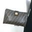 Vintage Fendi Zucca Coated Canvas Large Clutch Brown