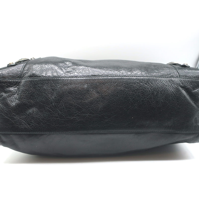 Balenciaga Classic City Bag Black Leather Medium Shoulder Bag
