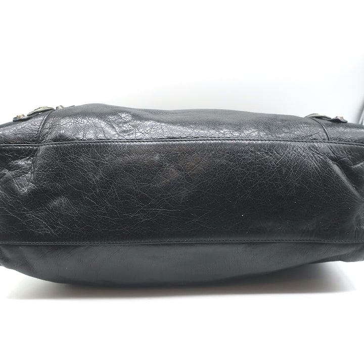 Balenciaga Classic City Bag Black Leather Medium Shoulder Bag