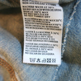 R13 Brindley Cropped Denim Shirt Blue Size Extra Small Long Sleeve Top