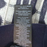 Tory Burch Pleated Knit Jacquard Midi Skirt Navy Link Print Size Extra Small