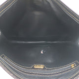 Vintage Fendi Zucca Coated Canvas Large Clutch Brown