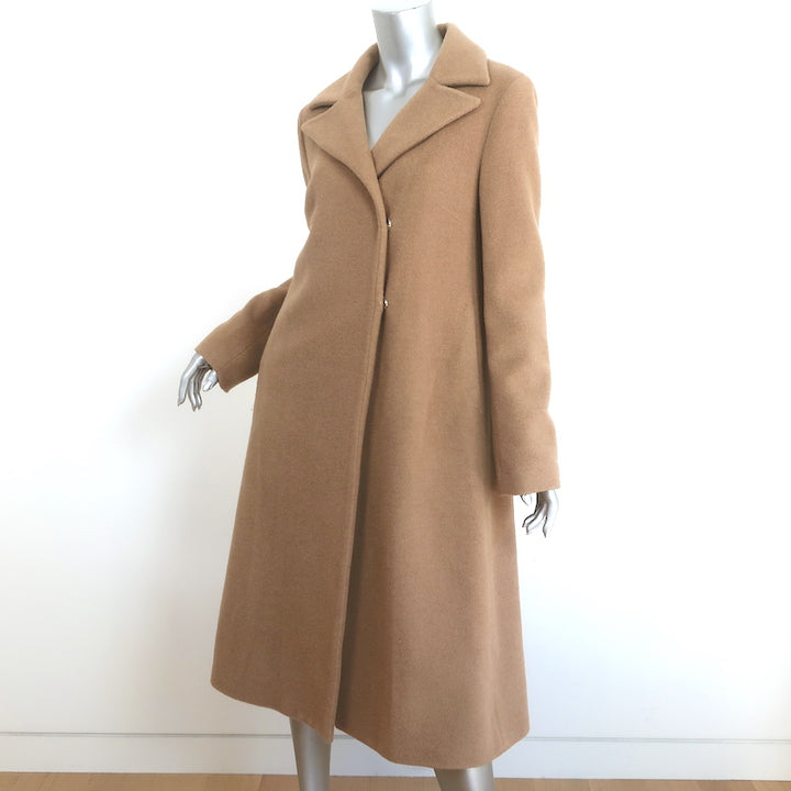 Theory Cecily Camel Hair Coat Size Medium