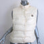 Moncler Ghana Down Puffer Vest Cream Size 3