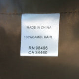 Theory Cecily Camel Hair Coat Size Medium