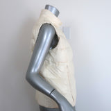 Moncler Ghana Down Puffer Vest Cream Size 3
