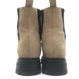 Jenni Kayne Brooklyn Lug Chelsea Boots Beige Suede Size 37