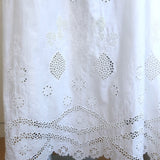Nili Lotan Nelya Broderie Anglaise Tie-Neck Maxi Dress White Cotton One Size NEW