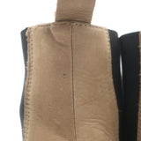 Jenni Kayne Brooklyn Lug Chelsea Boots Beige Suede Size 37