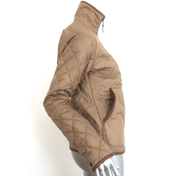Ralph Lauren Black Label Quilted Jacket Beige Size Small
