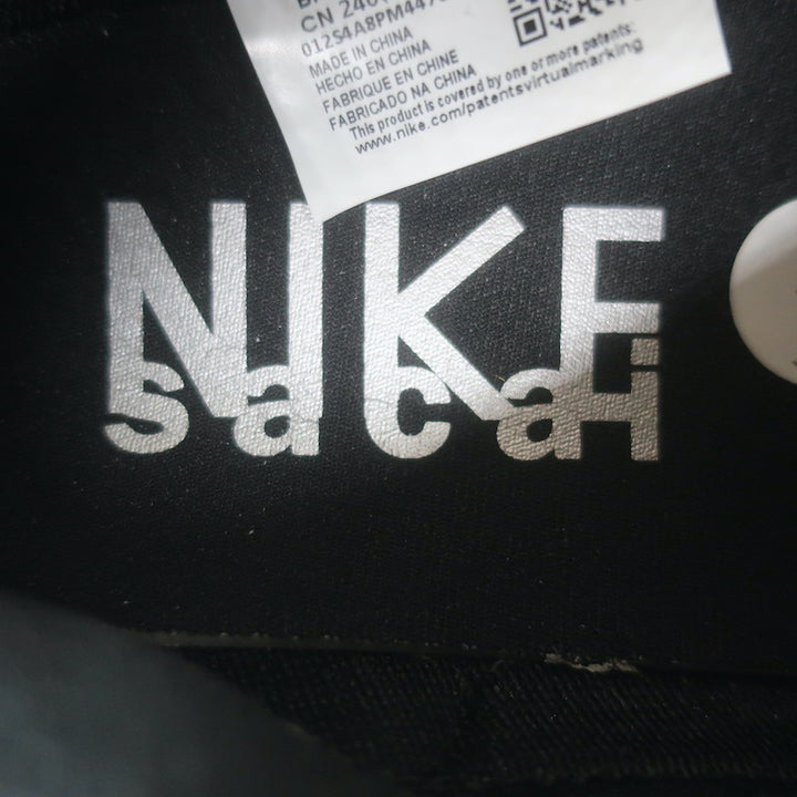 Sacai x Nike LDWaffle Sneakers Triple Black Size 6