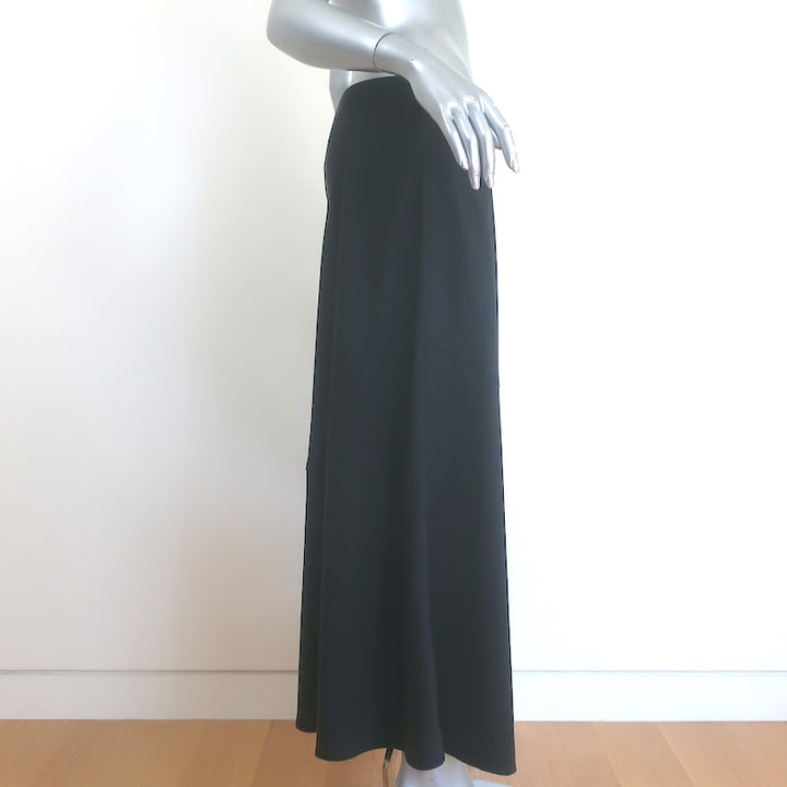 Apiece Apart Ami midi slip skirt in black with elegant bias drape, new with tags