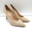 Sergio Rossi Godiva 90 Pumps Nude Suede Size 38.5 Pointed Toe Heels
