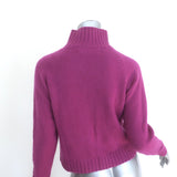 The Elder Statesman Cashmere Turtleneck Sweater Magenta Size Small