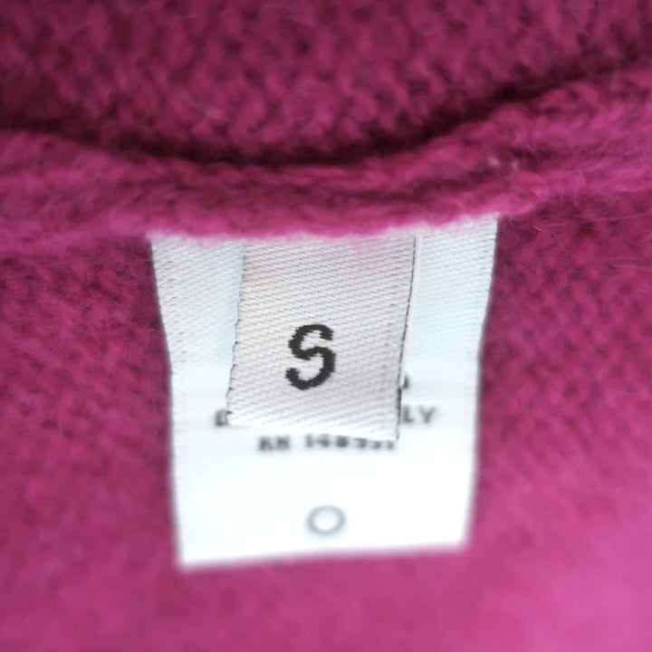 The Elder Statesman Cashmere Turtleneck Sweater Magenta Size Small