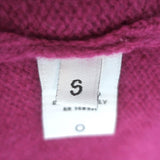The Elder Statesman Cashmere Turtleneck Sweater Magenta Size Small