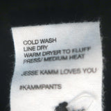 Jesse Kamm Sailor Pants Black Cotton Canvas Size 12