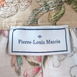 Pierre-Louis Mascia Fringed Wrap Skirt Patchwork Print Satin Size Extra Small