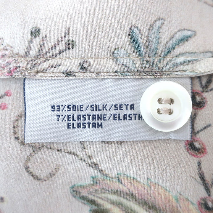 Pierre-Louis Mascia Fringed Wrap Skirt Patchwork Print Satin Size Extra Small
