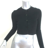 Gucci Tom Ford Matching Mini Dress & Cardigan Set Black Ribbed Knit Size Small