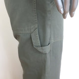 Nili Lotan Quentin Cargo Pants Admiral Green Cotton Twill Size 8 NEW