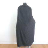 Valentino V Logo Signature Jacquard Shawl Black Silk-Wool NEW