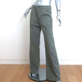 Nili Lotan Quentin Cargo Pants Admiral Green Cotton Twill Size 8 NEW
