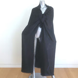 Valentino V Logo Signature Jacquard Shawl Black Silk-Wool NEW