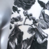 Stella McCartney Frazier Floral Print Blazer Black/White Size 42