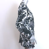 Stella McCartney Frazier Floral Print Blazer Black/White Size 42