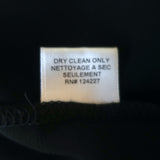 MISA Midi Dress Anis Black Grommet-Trim Georgette Size Medium Flutter Sleeve