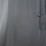 Authentic Raquel Allegra ribbon-placket midi dress in black liquid satin, size 2, new-with-tags, pre-owned listing