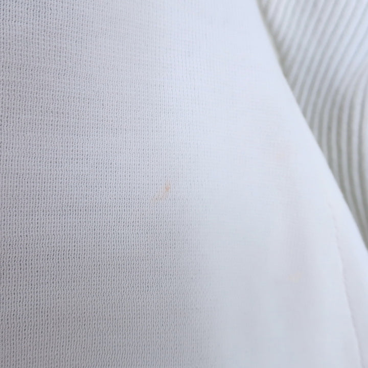 Enfold Ribbed Knit-Sleeve Top Cream Cotton Size 38