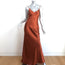 L'Agence Serita Maxi Slip Dress Auburn Silk Size 2 NEW