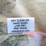 Cara Cara Harbour Island Tiered Midi Dress Yellow Floral Print Cotton Size Small